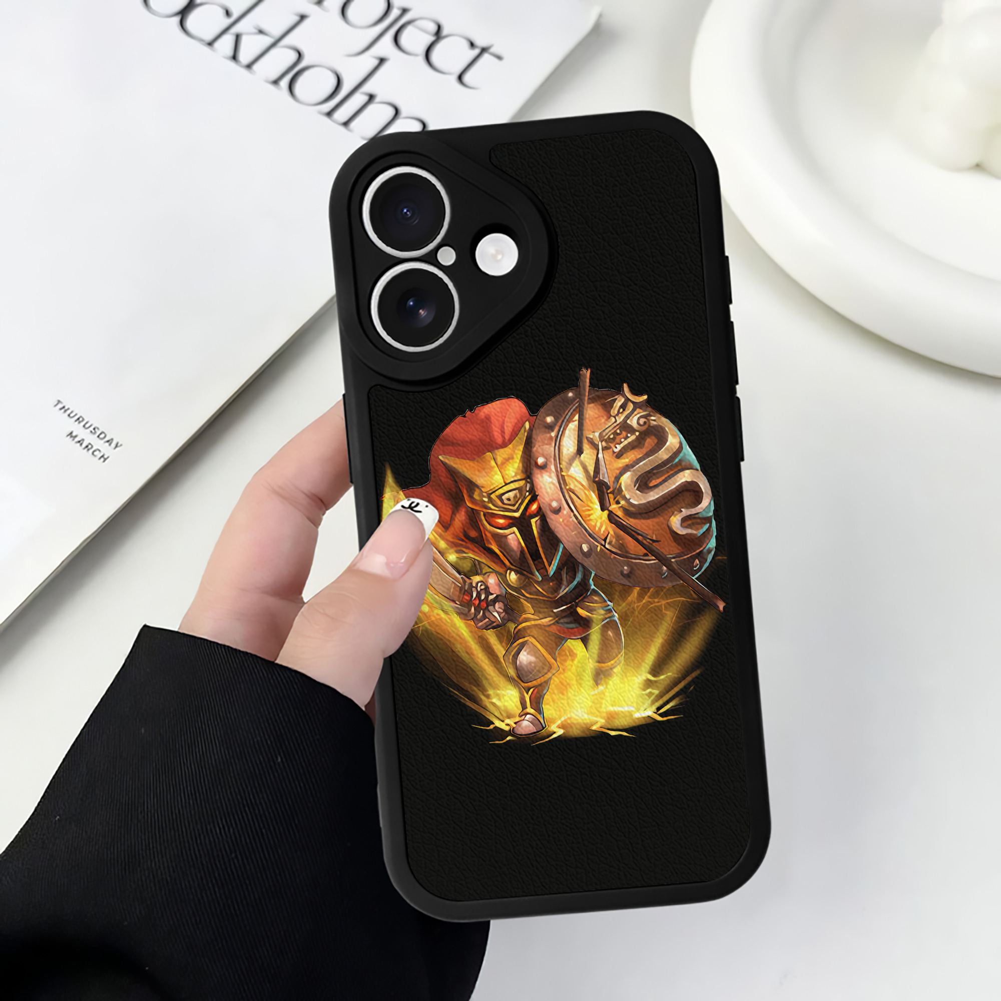 リーグ・オブ・レジェンド League of Legends LOL 【iPhone 16シリーズ対応】シリコンスマホケース（レザー調） 材質：シリコン
